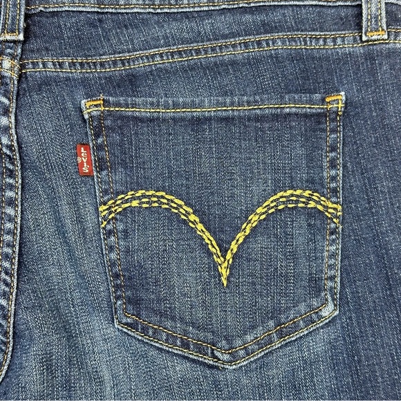 Levi’s 524 Y2K Too Superlow Bootcut Flare Rare Dark Wash Vintage Low Rise Jeans - Picture 8 of 13